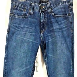 Bullhead Slim Fit Mid-Rise Straight Leg Blue Jeans